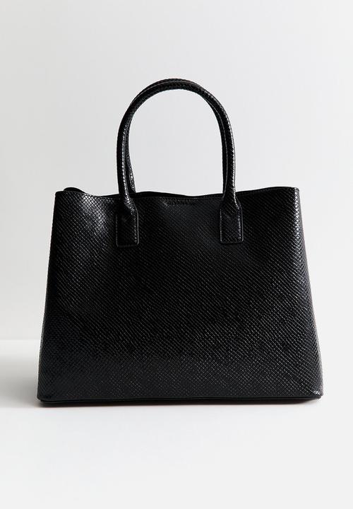 New Look - Anna Hh Belted Tote - Black