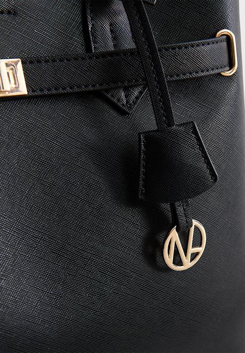 New Look - Annie Belted Saffiano - Black
