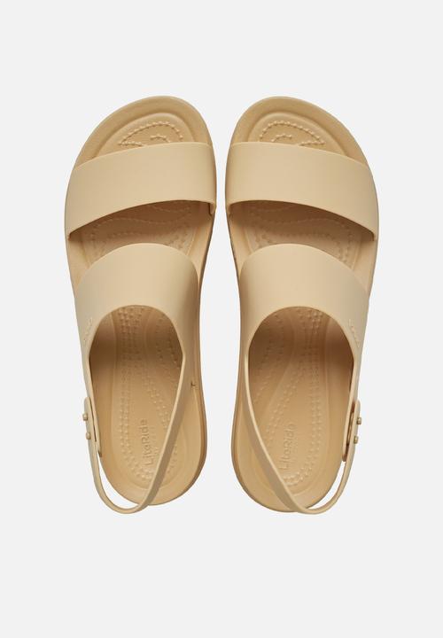 Crocs - Brooklyn Low Wedge - Cashew/Cashew