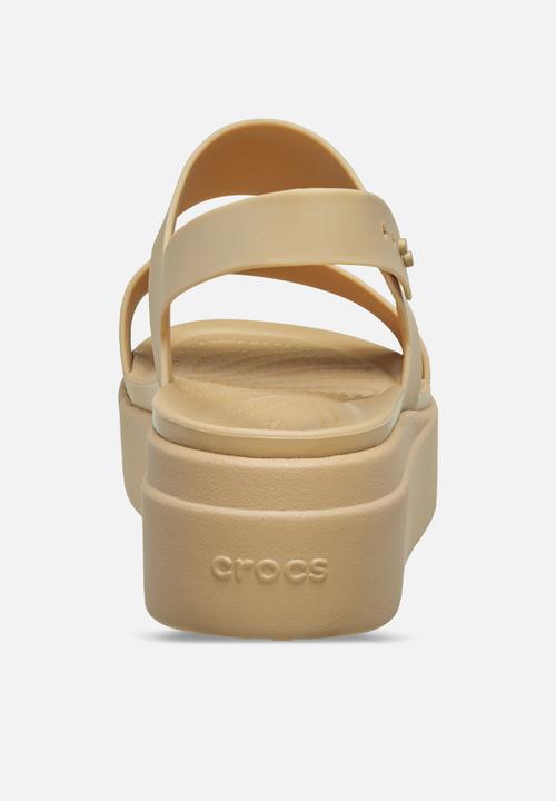 Crocs - Brooklyn Low Wedge - Cashew/Cashew