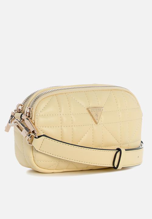 GUESS - Edita Mini Camera Bag - Pale Yellow