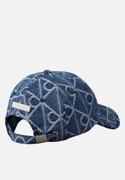 Calvin Klein - Aop jacquard denim bb cap -medium wash