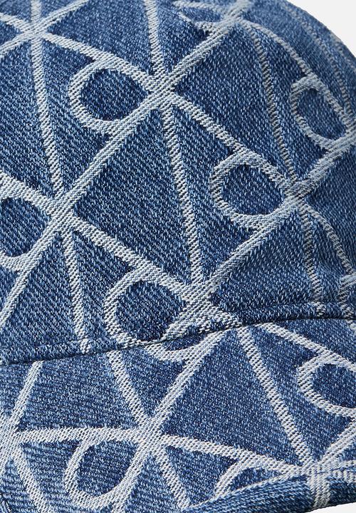 Calvin Klein - Aop jacquard denim bb cap -medium wash