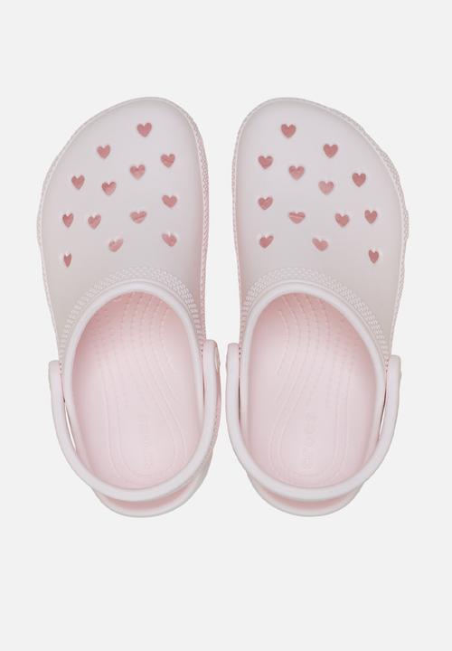 Crocs - Classic Hearts Cut Out Clog - Bubble Ice