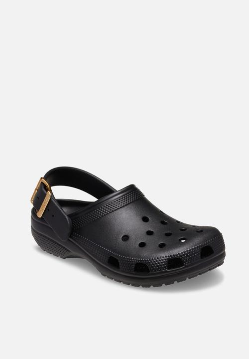Crocs - Classic Metallic Buckle Clog - Black