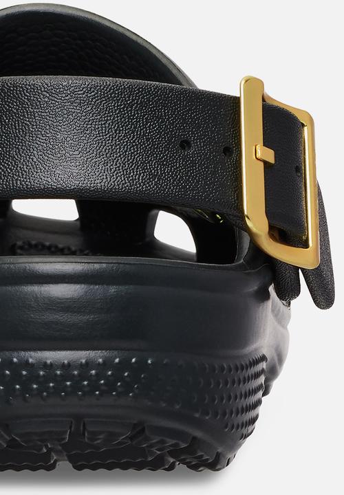 Crocs - Classic Metallic Buckle Clog - Black