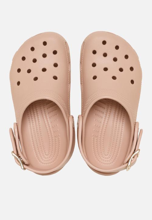 Crocs - Classic Metallic Buckle Clog - Blush