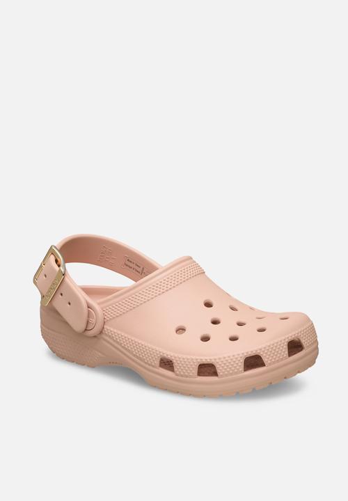 Crocs - Classic Metallic Buckle Clog - Blush