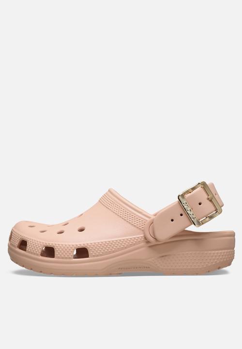 Crocs - Classic Metallic Buckle Clog - Blush