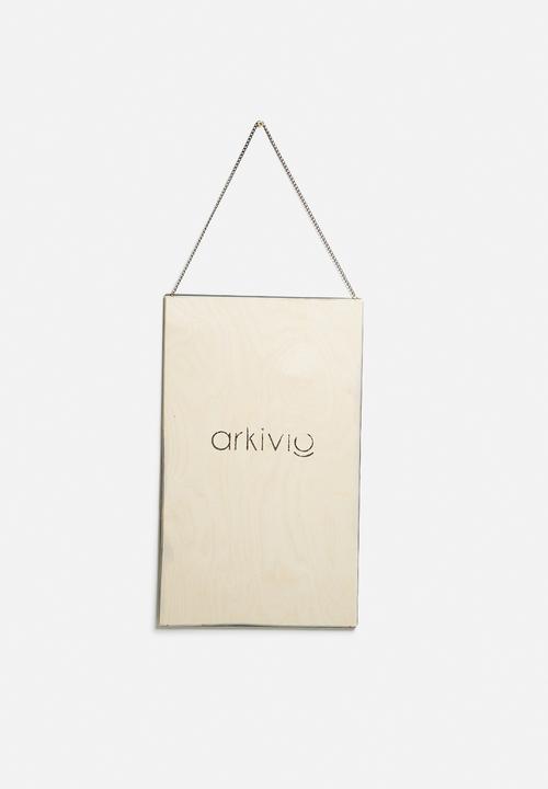 Arkivio - Rectangular mirror - black