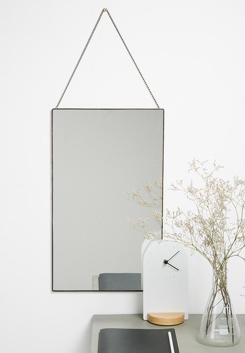 Arkivio - Rectangular mirror - black