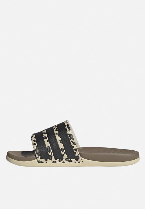 adidas Originals - Adilette Comfort 2.0 - Crystal Linen/Core Black/Crystal Linen
