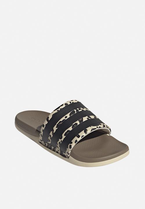 adidas Originals - Adilette Comfort 2.0 - Crystal Linen/Core Black/Crystal Linen