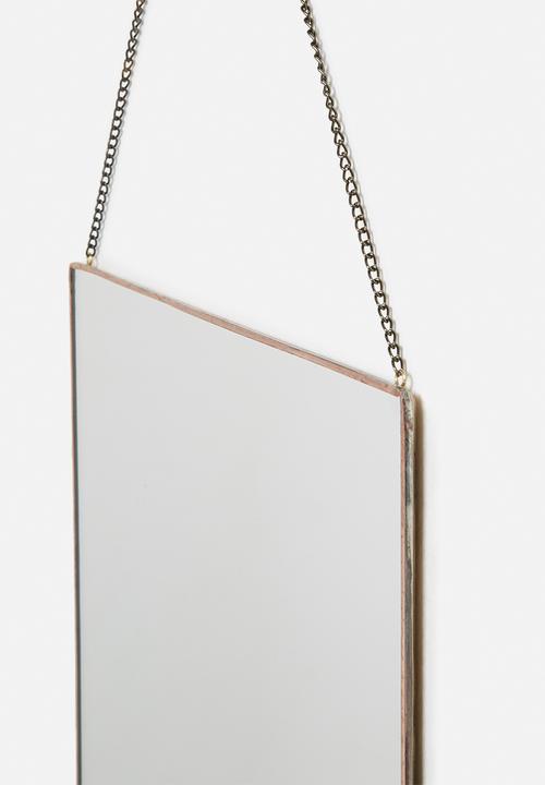 Arkivio - Rectangular mirror - copper
