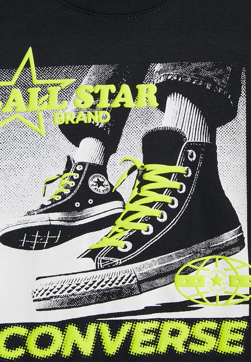 Converse - Cnvb Photo Real Cnv Snkr Tee - Black