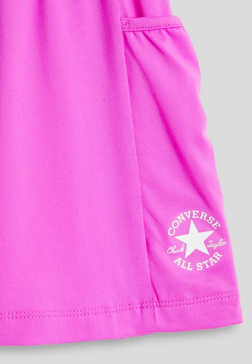 Converse - Cnvg Drapey Side Pocket Short - Shocking Orchid