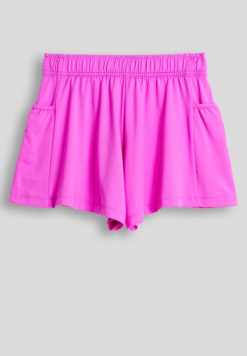 Converse - Cnvg Drapey Side Pocket Short - Shocking Orchid