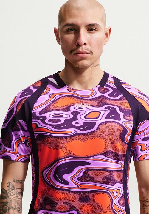 Nike - Nike Project F.R.O.G. Men's Liquify Short-Sleeve Top - Multi/ Orange, 