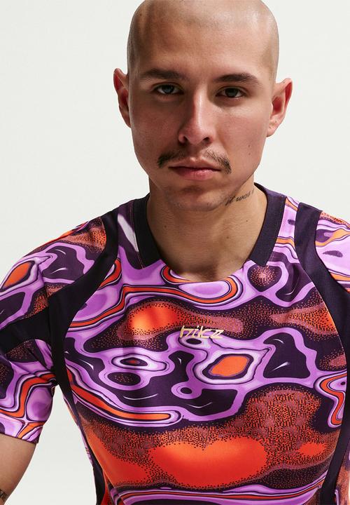 Nike - Nike Project F.R.O.G. Men's Liquify Short-Sleeve Top - Multi/ Orange, 