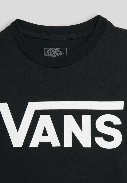 Vans - Classic drop v ss crew tee-b - black-white