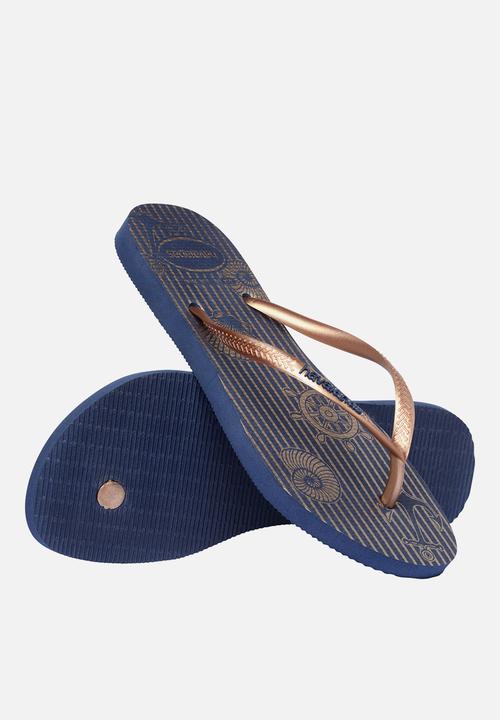 Havaianas - Slim nautical - navy/rose