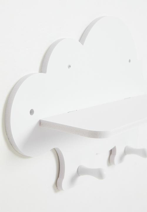 Pop Candy - Dino-shaped floating shelf - white