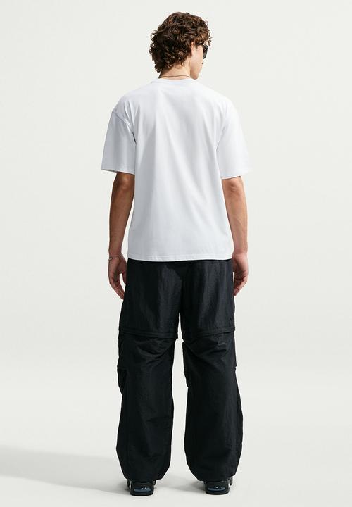 Nike -  "Reflective Shox" Loose Fit  T-Shirt - Off-White / White