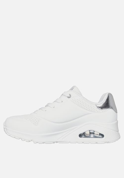 Skechers - UNO WHITE/SILVER