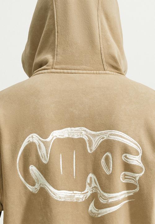 Nike - NSW Graphics Full-Zip Hoodie- Beige