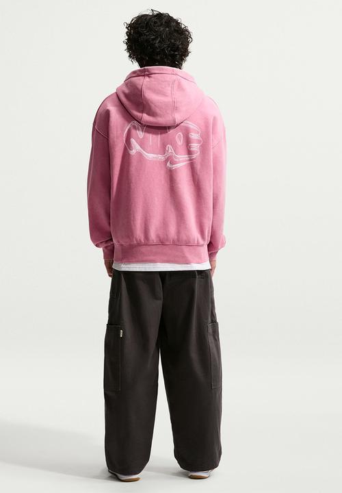 Nike - NSW Graphics Full-Zip Hoodie - Pink