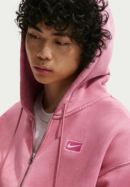 Nike - NSW Graphics Full-Zip Hoodie - Pink