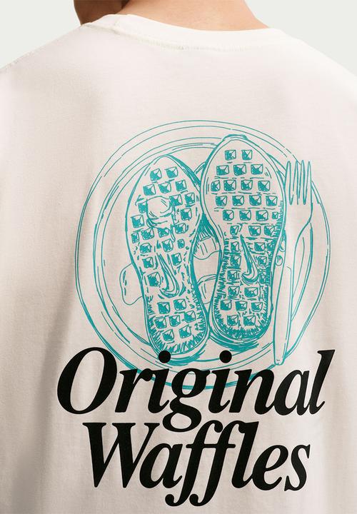 Nike - NSW  Waffle Graphic T-Shirt - Sail Cream