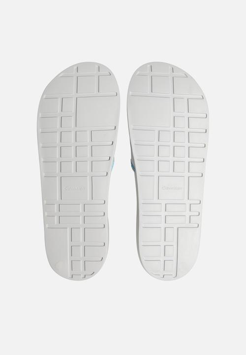 Calvin Klein - Ess Slide Institutional Cv - Harbor Mist/Chillie Blue