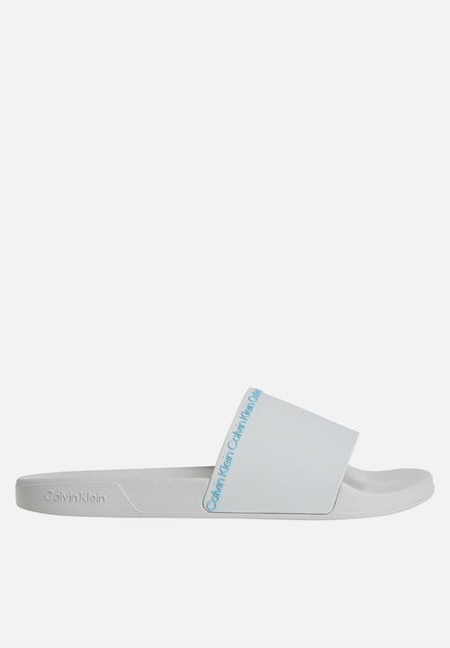 Calvin Klein - Ess Slide Institutional Cv - Harbor Mist/Chillie Blue