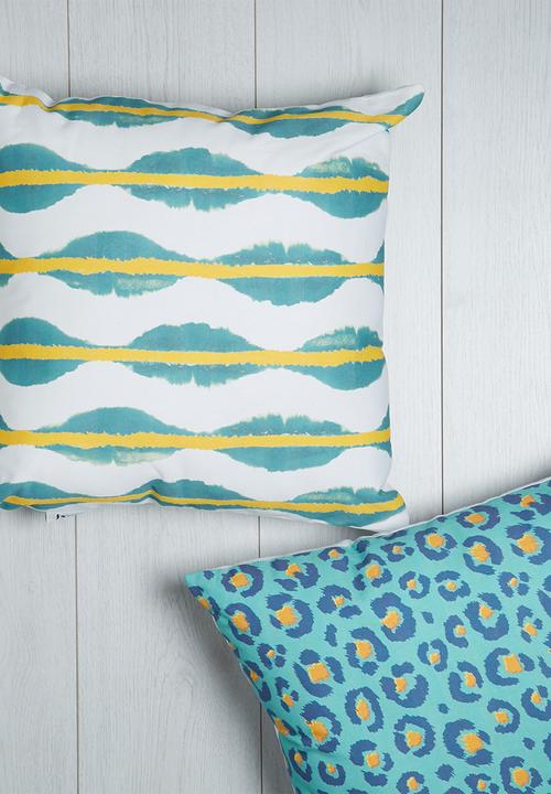 Sixth Floor - Ikat printed cushion