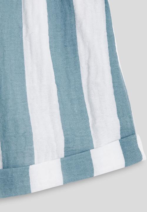Pop Candy - Candy striped tee & shorts - grey
