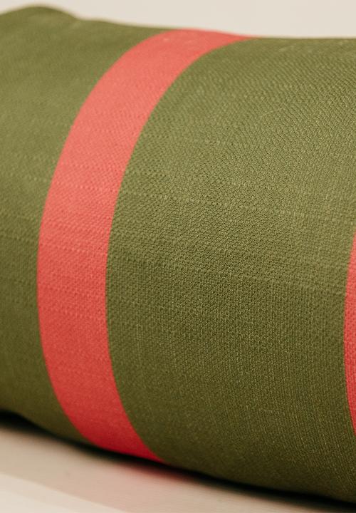 Noha - Verdant Stripe 22X95Cm Bolster
