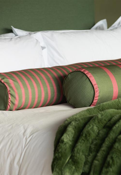 Noha - Verdant Stripe 22X95Cm Bolster