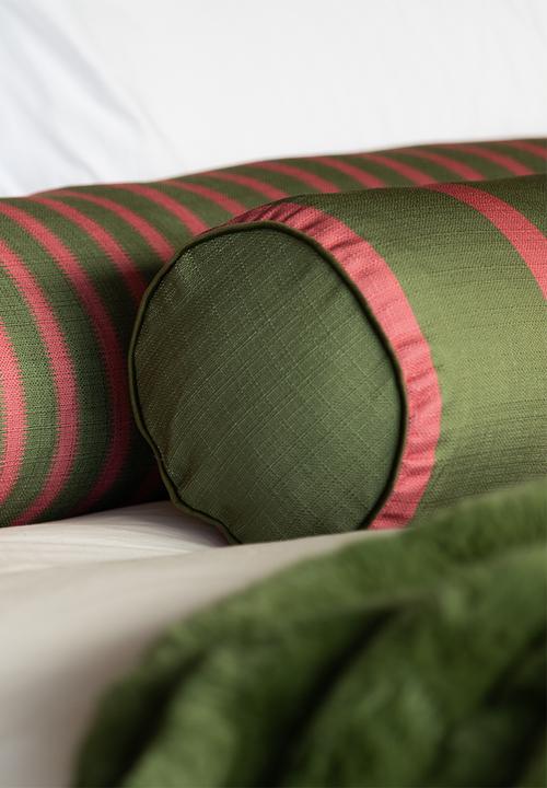Noha - Verdant Stripe 22X95Cm Bolster