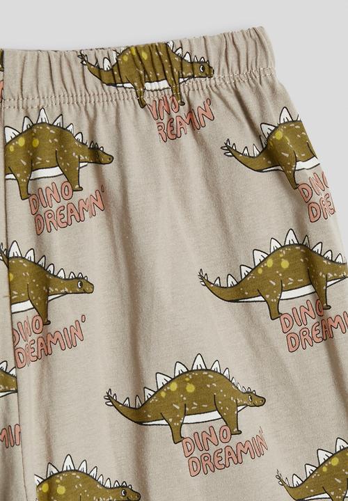 Pop Candy - Dino aop set - dark khaki