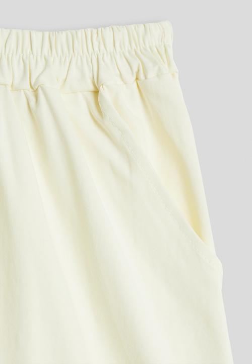 Pop Candy - Crew neck tee with shorts - black stripes/cream