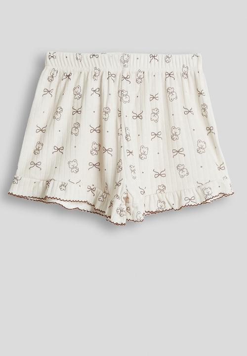 Pop Candy - Aop cami and shorts pj set - white