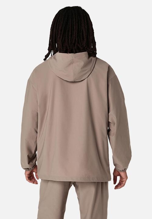 ASICS - Heritage Double Weave Relaxed Anorak- Taupe Grey