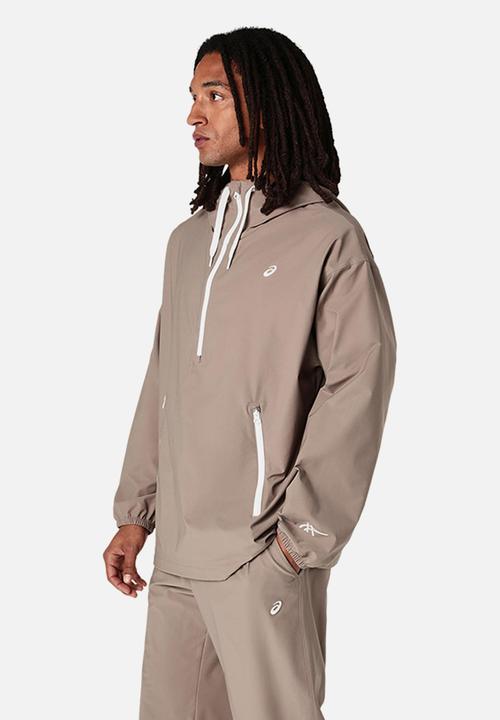 ASICS - Heritage Double Weave Relaxed Anorak- Taupe Grey