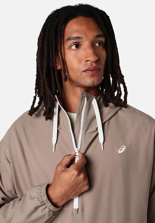 ASICS - Heritage Double Weave Relaxed Anorak- Taupe Grey