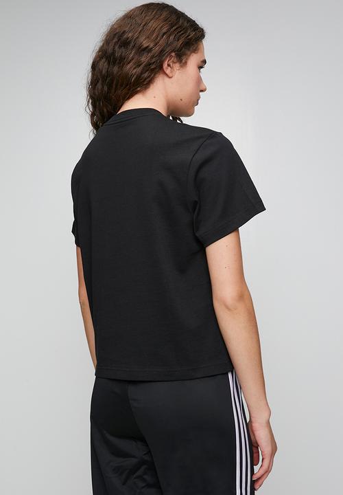 adidas Originals - Trefoil Boxy T W - Black/White