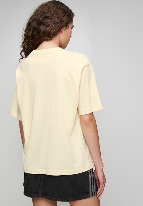 adidas Originals - Ss Flower Tee W - Warm Vanilla