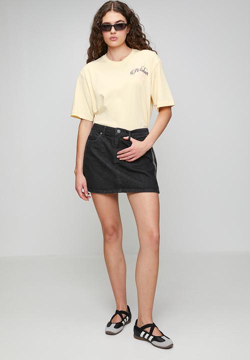 adidas Originals - Ss Flower Tee W - Warm Vanilla