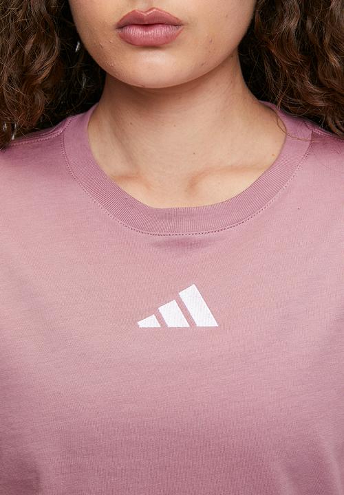 adidas Performance - W Sl Sj T S26 - Magic Mauve / White