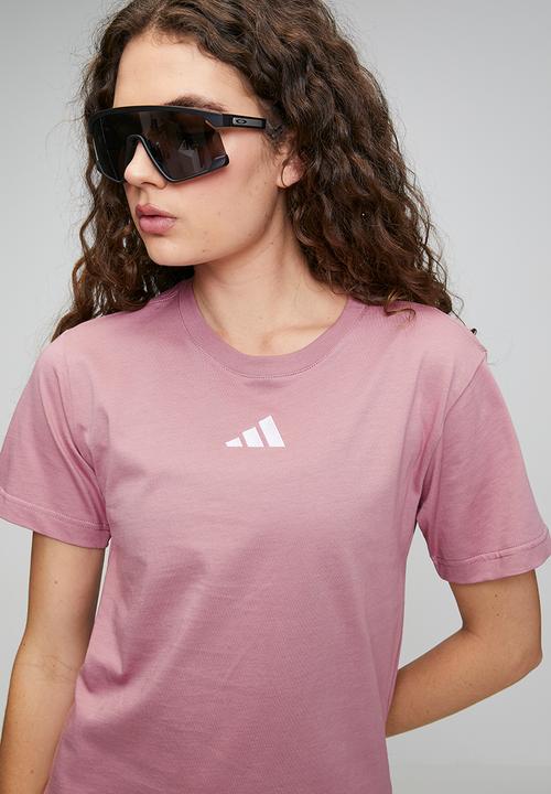 adidas Performance - W Sl Sj T S26 - Magic Mauve / White